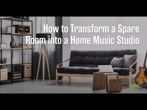 How to Transform a Spare Room into a Home Music Studio