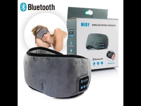 Máscara tapa olho de dormir com fone de ouvido Bluetooth Embutido USB -  Sleepphones – Pratica Vida