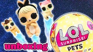 Lol Surprise Pets Unboxing With Snuggle Babe, Cottontail Qt, Hops Kit-Tea, And Miss Puppy