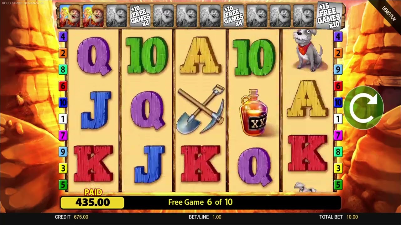 Play Gold Strike Bonanza Fortune Slot