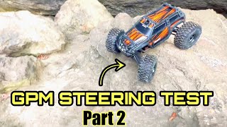 TESTING the GPM Aluminum STEERING BELL-CRANK on my TRAXXAS SUMMIT…(Part 2)