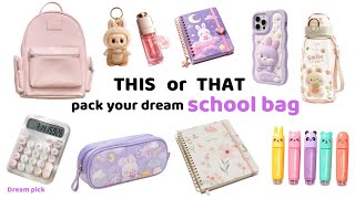Información This or That | Pack your dream school bag 🎒 Actualización