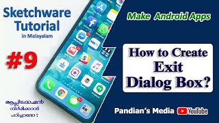 How to Create Exit Dialog box in Sketchware screenshot 4