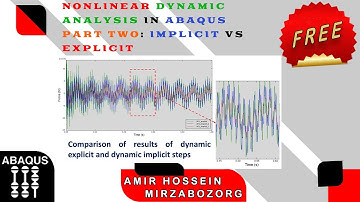 Nonlinear Dynamic Analysis in Abaqus part 2: Implicit vs Explicit