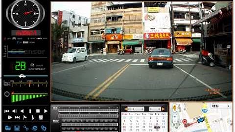 Gadspot Vehicle Video Recorder GS3000CDR Demo 01