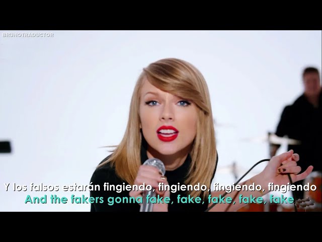 Taylor Swift - Shake It Off // Lyrics + Español // Video Official class=