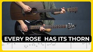Every Rose Has Its Thorn - Poison | Tabs | Guitar Lesson | Cover | Tutorial | Solo |All Guitar Parts