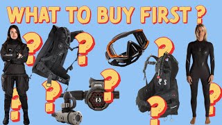 First 3 Dive Equipment Purchases For New Divers
