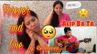 Filipina in Taiwan Reaction | Alip Ba Ta Fingerstyle cover | Forever and One - Helloween