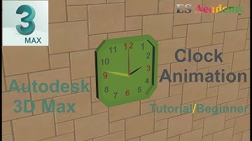 Make Clock Animation in 3D Max./We will make the clock Animation in 3D Max.