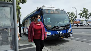 Santa Clara VTA 2019 Proterra Catalyst BE40 9505 on Route 77