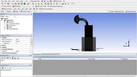 ANSYS Internal Combustion Engine (ICE): Port Flow Part 3 - Meshing