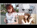 【GRWM】ディズニー行く日の身支度♡スキンケア/メイク/ファッション/バッグの中身！