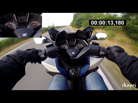 Honda Forza 125 - Acceleration 0-100 km/h - Malossi Multivar 2000 - YouTube