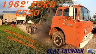 1962 FORD C750 CABOVER; MOVING / CLEANING
