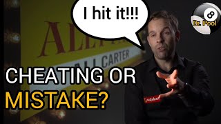Ali Carter Caught Cheating | MASTERS SNOOKER