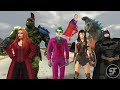 Joker & Super Heros Vs Godzilla | PUBG Animation