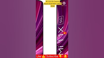 #shorts | Mi 11X 5G Cosmic Black 6GB RAM 128GB ROM | DisplayMate A+ rated E4 AMOLED | New Smartphone