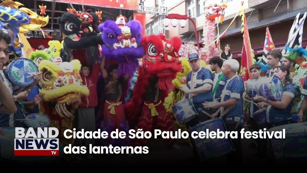 Mundo China: cidade de São Paulo celebra festival das lanternas | BandNews TV