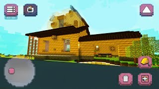 House Building: Block Craft Gameplay - Big Luxury House | Builder Craft Exploration screenshot 5