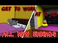 Get To Work At 3 AM - ALL New Endings - Full Gameplay [ROBLOX]