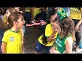 ROTINA DA MANHÃ INDO PARA ESCOLA EM CLIMA DE COPA DO MUNDO