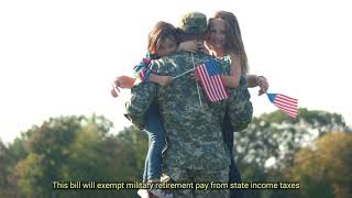 Weekly Recap: Rep. Szoka Highlights Bill to Eliminate State Income Tax on Military Retirement Pay