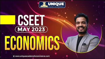 CSEET Economics Lecture 3 | CSEET May 2023| CS Shubham Abad Sir