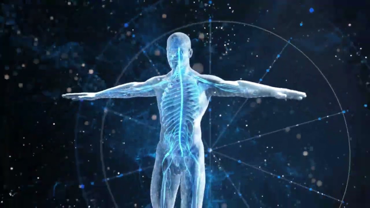 AI big data technology human brain computing, lines growing out of arms,