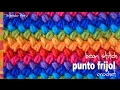 Punto frijol tejido a crochet: bello y reversible! / Crochet bean stitch! -Tejiendo Perú