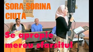 Video thumbnail of "Sora Sorina - Se-apropie mereu sfârșitul [Ciuta 19.09.2020]"