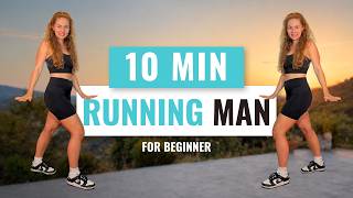 10 MIN RUNNING MAN SHUFFLE DANCE WORKOUT | for beginners | Shuffle Shape