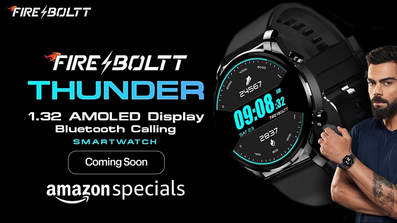 Fire Boltt Thunder Smartwatch 🔥Launching Soon⚡ All Features & Specs⚡ fire boltt thunder smartwatch