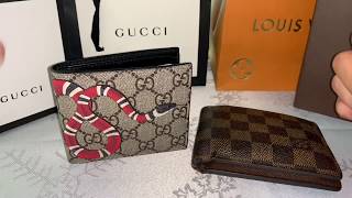 GUCCI vs LV WALLETS