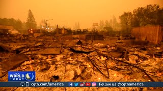 Fire is still burning out of control up and down the state as hundreds
thousands residents flee their homes. nearly a dozen people have been
killed so ...