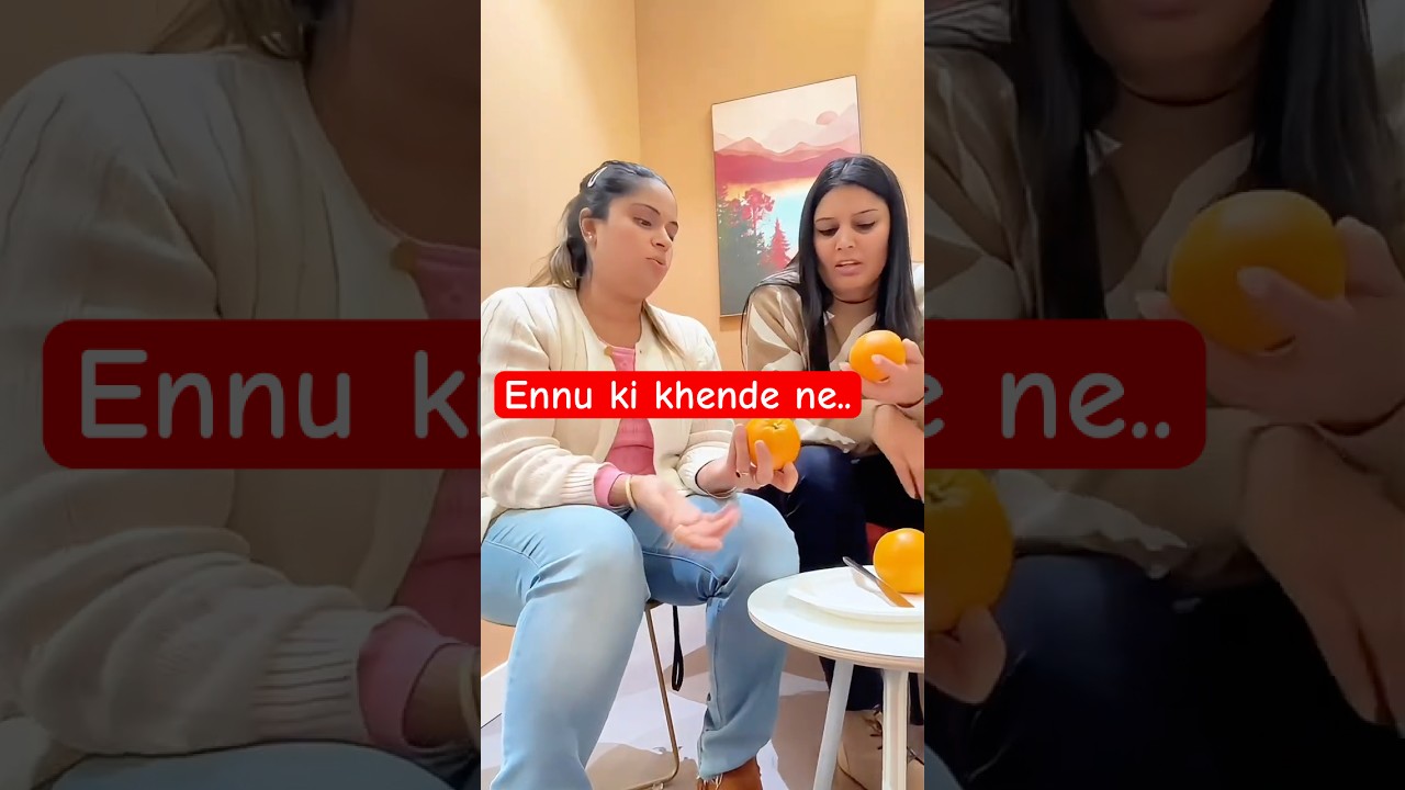 “Ennu Ki Khende Ne… Kinnu? 🤣 | Best Friend Funny Reel 