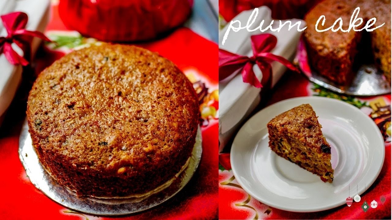 EGGLESS CHRISTMAS FRUIT CAKE | VEGAN CHRISTMAS CAKE | BEST PLUM CAKE - Cook  with Kushi