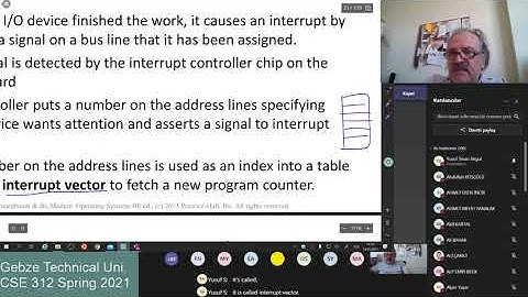 CSE 312 Spring  2021 May 24 IO hardware and software