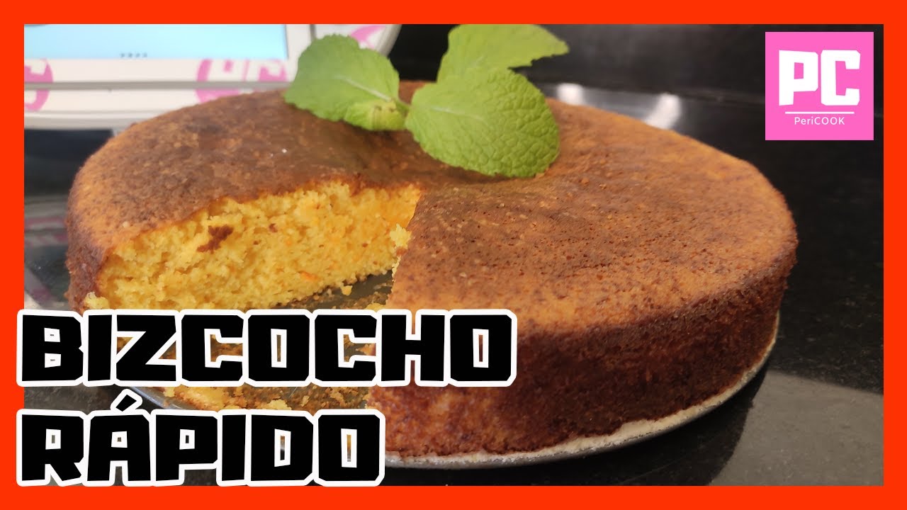 🟦🟦🟦 Más FACIL IMPOSIBLE!!!! *** BIZCOCHO RAPIDO de NARANJA