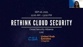 CSA-UAE Event Sep 2021 - Session 1