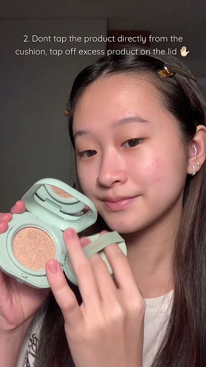 MAKEUP CUSHION TIPS inspired by kpop idol makeup artist ✨💖 #makeup #kbeauty  #makeuptutorial #kpop