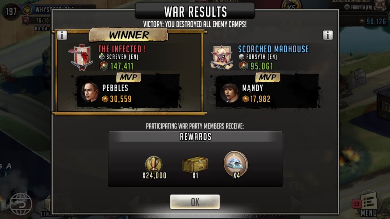 Walking dead road to survival - war vs scorched madhouse