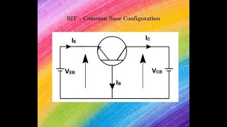 BJT : Common Base Configuration | Transistors| Electronics