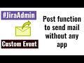 Jira Admin - Create custom event and send an email