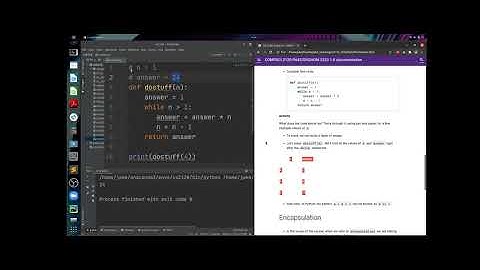 COMPSCI 2120A - Week 6 (loops, some key terms)