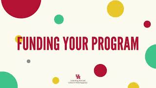 Funding your Program