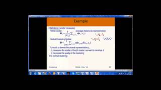 Lecture 23 - Clustering