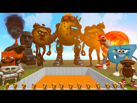 BIG HOLE LAVA NEW ALL ITALIAN AI BRAINROT MEMES SPARTAN KICKING in Garry's Mod!