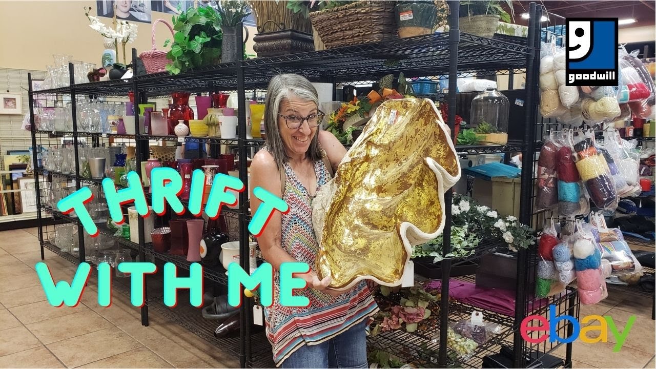 This Thing is HUGE and I Love It! Thrift With Me at Goodwill - YouTube
