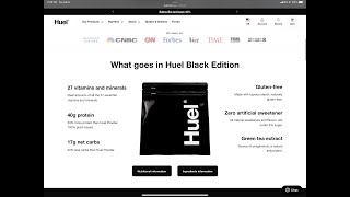 Huel.com Black Edition